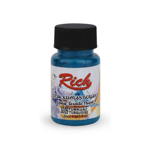 Rich 50ml Χρώμα Υφάσματος Turquoise