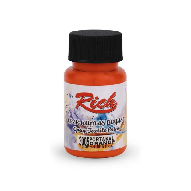 Rich 50ml Χρώμα Υφάσματος Orange