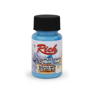 Rich 50ml Χρώμα Υφάσματος Light Blue