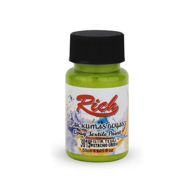 Rich 50ml Χρώμα Υφάσματος Pistachio Green