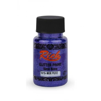 Rich 50ml Χρώμα Glitter Διαφανές 4459 Puce