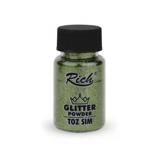 Rich 50ml Σκόνη Glitter 4600 Leaf Green
