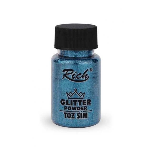 Rich 50ml Σκόνη Glitter 4604 Turquoise