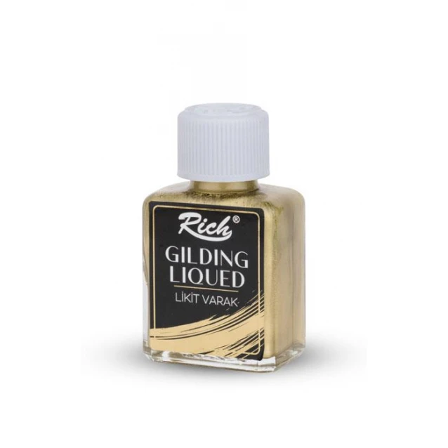 Rich 75ml Μεταλλικό Χρώμα Επιχρύσωσης 9677 Antique Gold