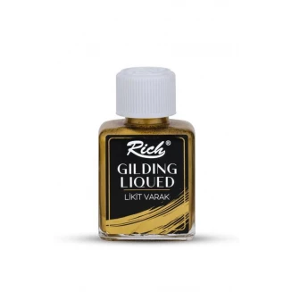 Rich 75ml Μεταλλικό Χρώμα Επιχρύσωσης 9678 Maya Gold