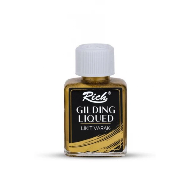 Rich 75ml Μεταλλικό Χρώμα Επιχρύσωσης 9678 Maya Gold