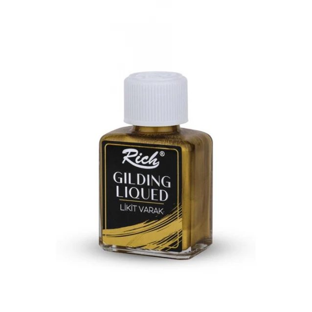 Rich 75ml Μεταλλικό Χρώμα Επιχρύσωσης 9678 Maya Gold