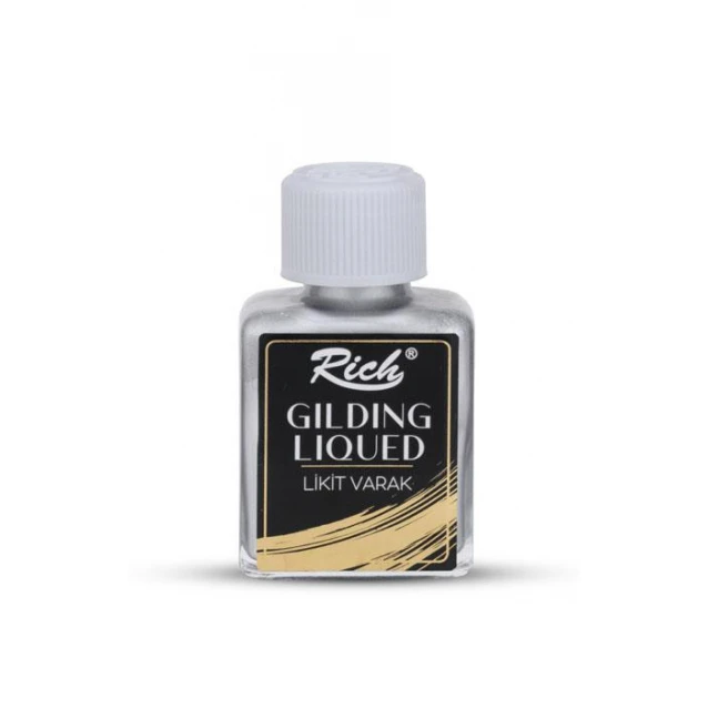 Rich 75ml Μεταλλικό Χρώμα Επιχρύσωσης 9679 Silver