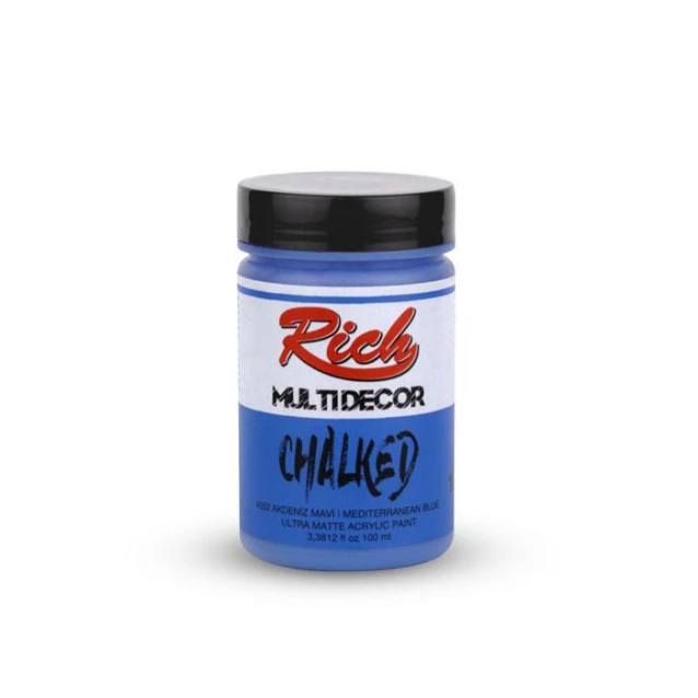 Rich 100ml Χρώμα Κιμωλίας 3627 Mediterranian Blue