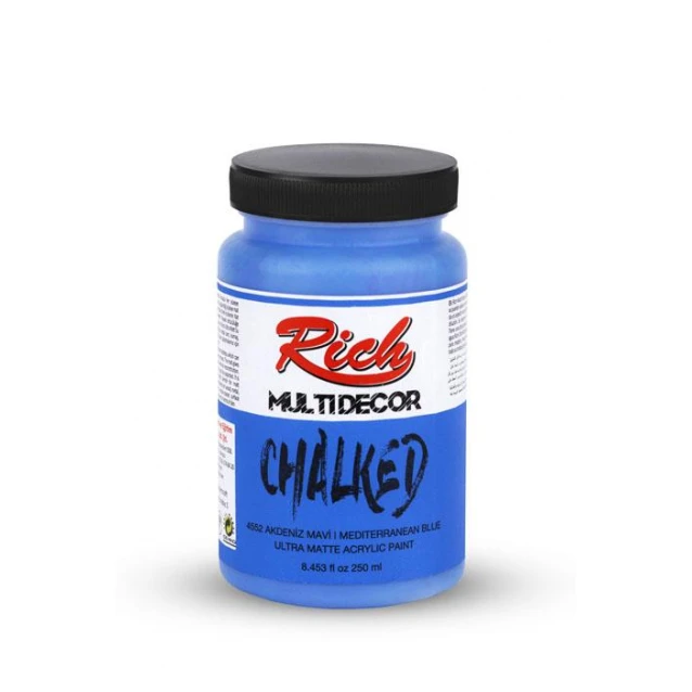 Rich 250ml Χρώμα Κιμωλίας 4552 Mediterranian Blue