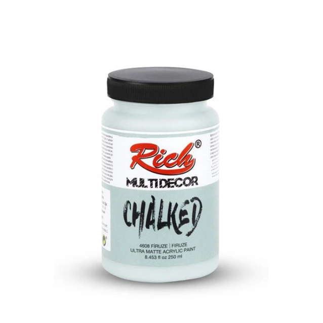 Rich 250ml Χρώμα Κιμωλίας 4608 Turquoise Blue