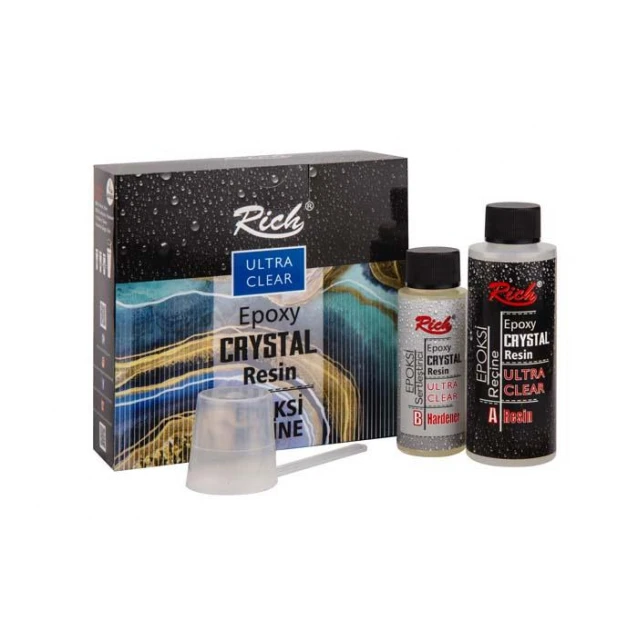 Rich 120ml Υγρό Γυαλί & 60ml Καταλύτης Ultra Clear