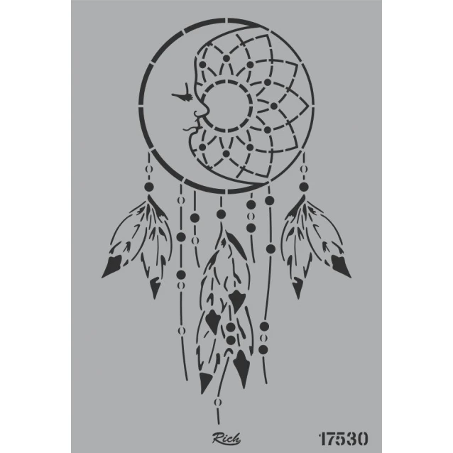 Rich Stencil 33x48cm -17530