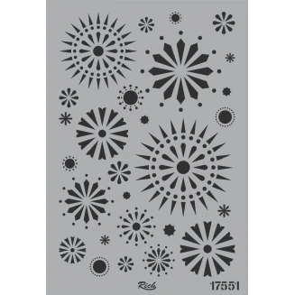 Rich Stencil 33x48cm -17551
