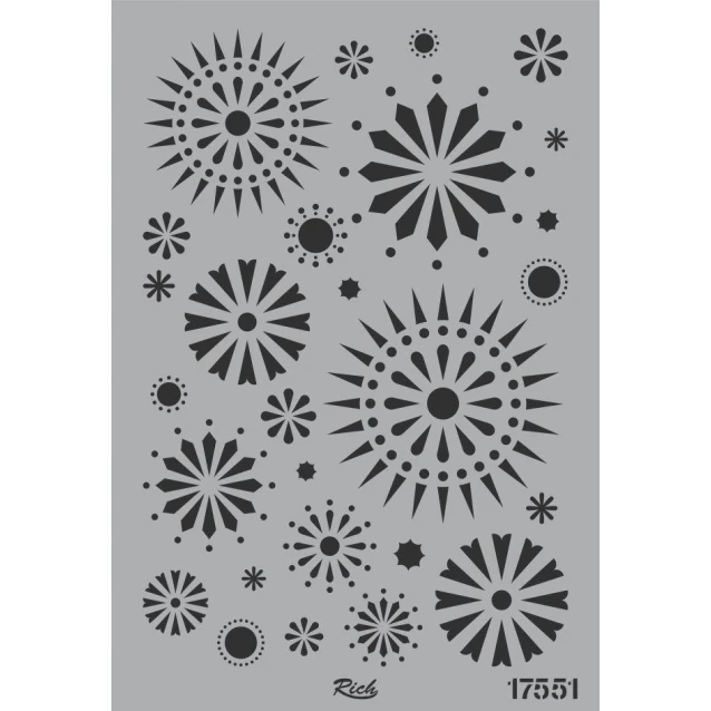 Rich Stencil 33x48cm -17551