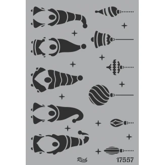 Rich Stencil 33x48cm -17557