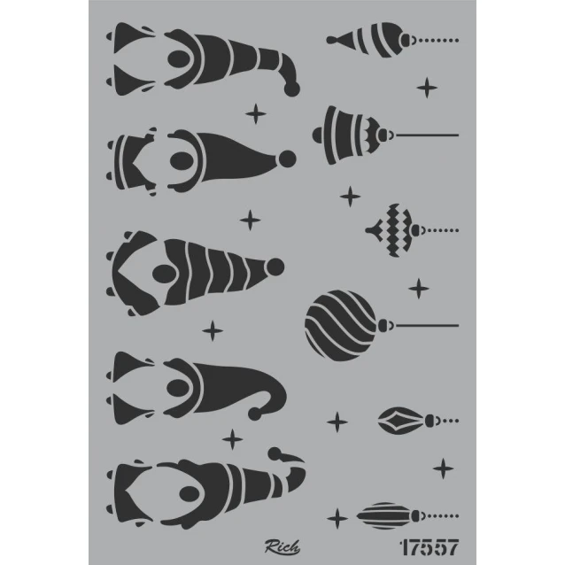 Rich Stencil 33x48cm -17557