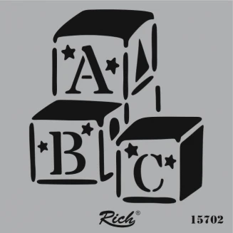 Rich Stencil Τετράγωνο 25x25 cm 15702