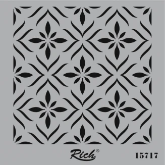 Rich Stencil Τετράγωνο 25x25 cm 15717