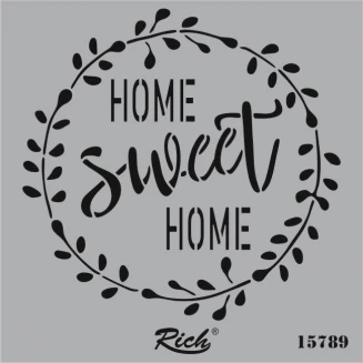 Rich Stencil Τετράγωνο 25x25 cm 15789