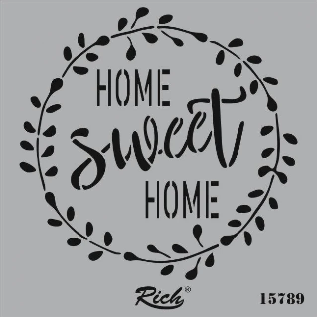 Rich Stencil Τετράγωνο 25x25 cm 15789