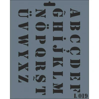 Rich Stencil 20x25cm 019