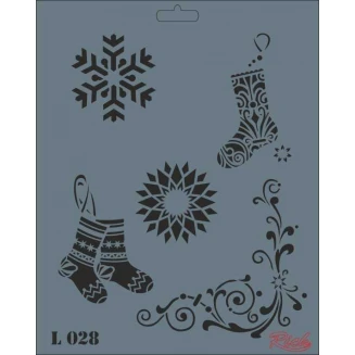Rich Stencil 20x25cm 028