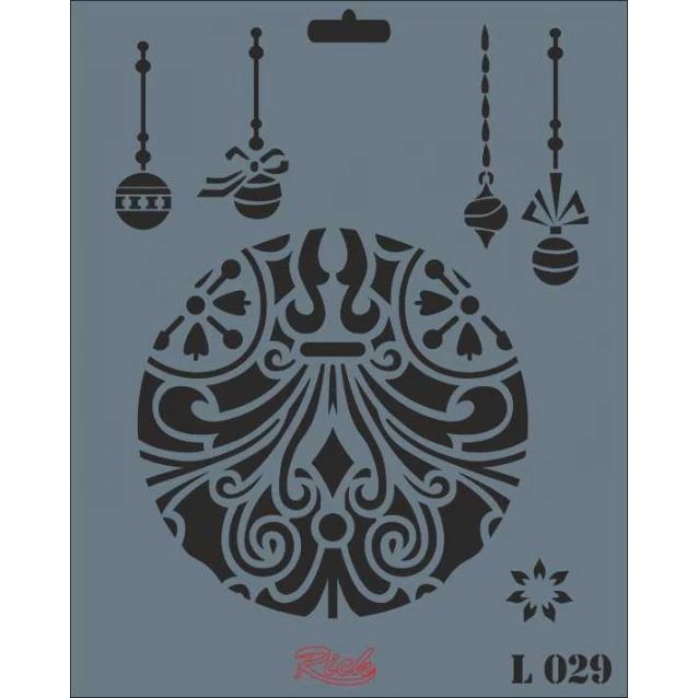 Rich Stencil 20x25cm 029