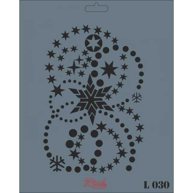 Rich Stencil 20x25cm 030
