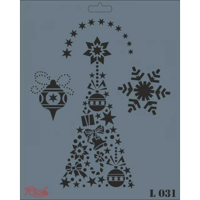 Rich Stencil 20x25cm 031