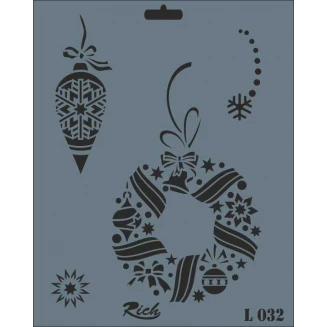 Rich Stencil 20x25cm 032