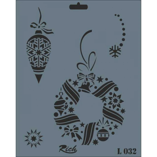 Rich Stencil 20x25cm 032