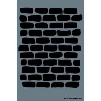 Rich Stencil Τοίχου 50x70cm 010