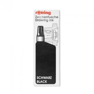 Rotring Μαύρο Μελάνι Ραπιδογράφου 23ml