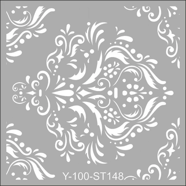 Artdeco Stencil 30x30cm Quatro Talavera-3 148