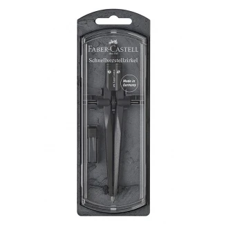 Faber Castell Διαβήτης Stream με Ροδέλα Μαύρος