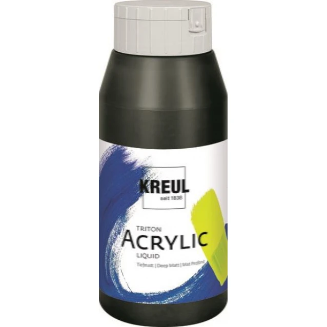 Kreul 750ml Triton Acrylic Liquid Black