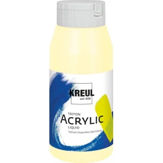 Kreul 750ml Triton Acrylic Liquid Naples Yellow