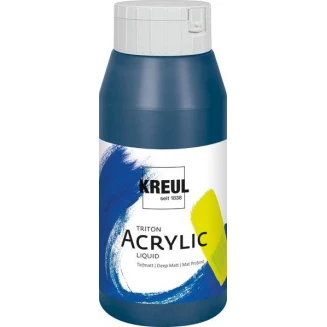 Kreul 750ml Triton Acrylic Liquid Cerulean Blue