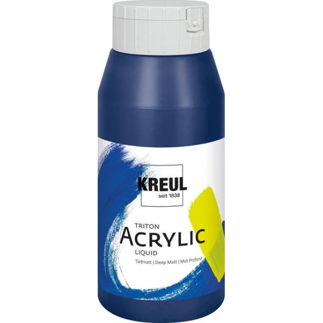 Kreul 750ml Triton Acrylic Liquid Phthalo Blue
