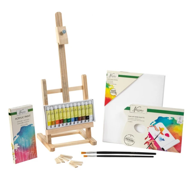 Nassau Complete Acrylic Art Set 17 τεμ & Καβαλέτο