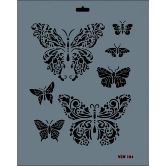 Rich Stencil 25x35cm 104