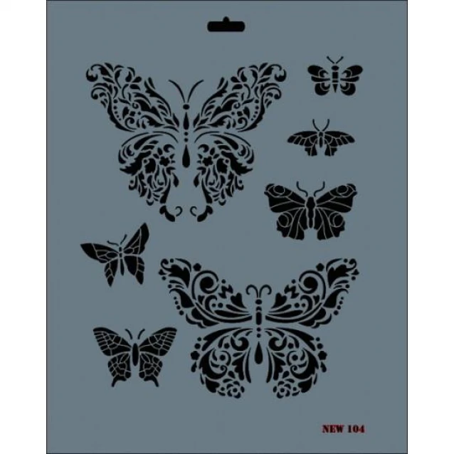 Rich Stencil 25x35cm 104