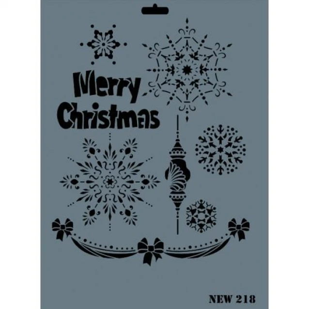 Rich Stencil Christmas 25x35cm 218
