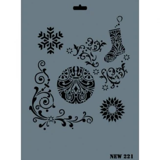 Rich Stencil 25x35cm 221