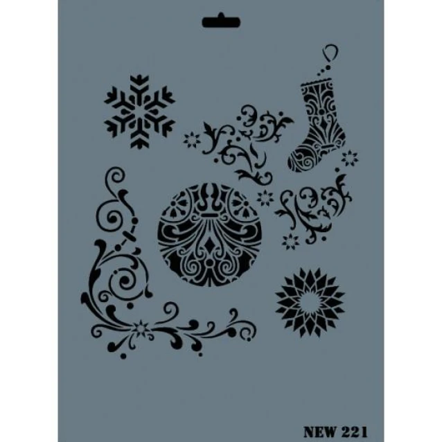 Rich Stencil Christmas 25x35cm 221