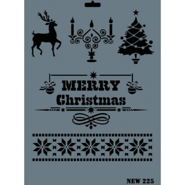 Rich Stencil Christmas 25x35cm 225