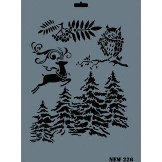 Rich Stencil 25x35cm 226