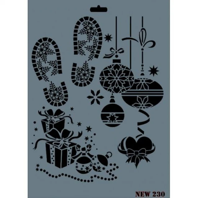 Rich Stencil Christmas 25x35cm 230
