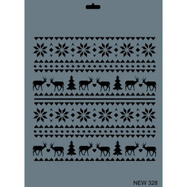 Rich Stencil Christmas 25x35cm 328